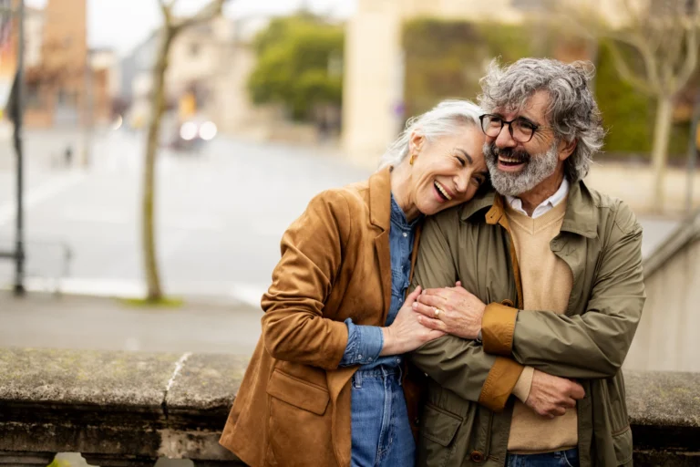 Mature couple enjoying time together